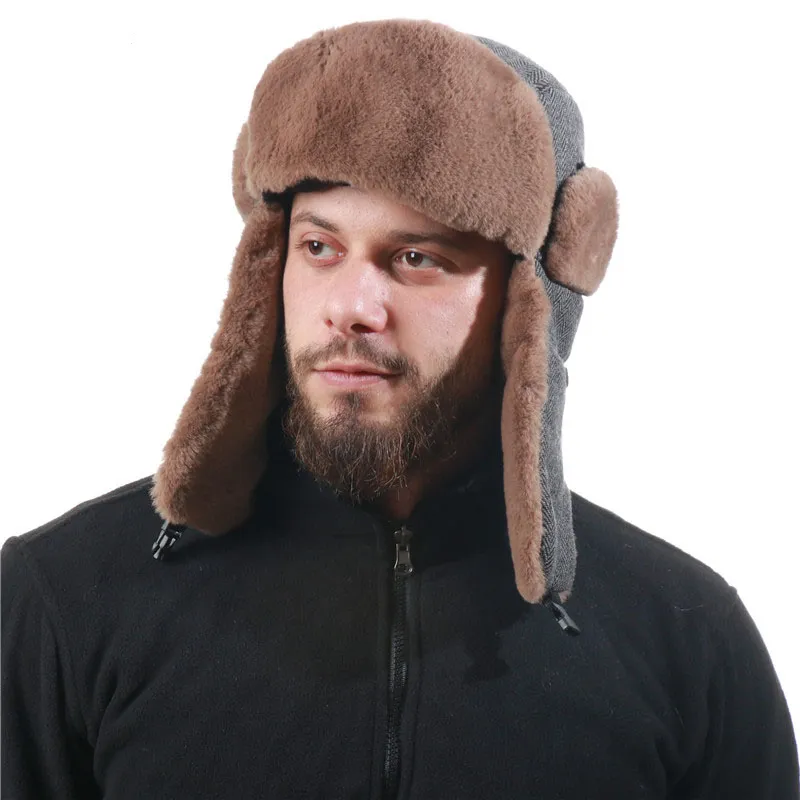 Chapka rayures zigzag doublure thermique