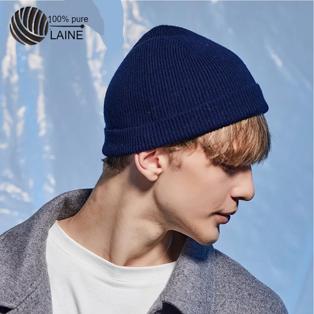 Bonnet à revers 100% pure laine – Image 2