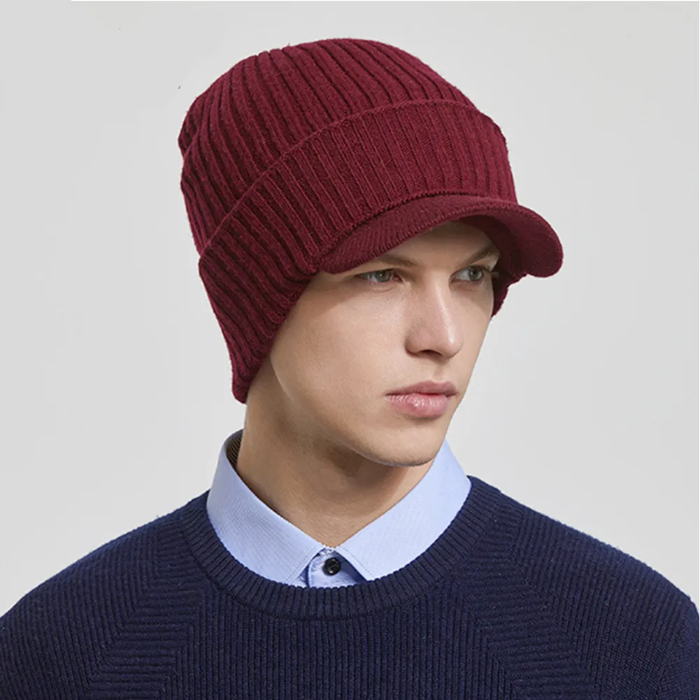 Bonnet casquette 100% pure laine – Image 3