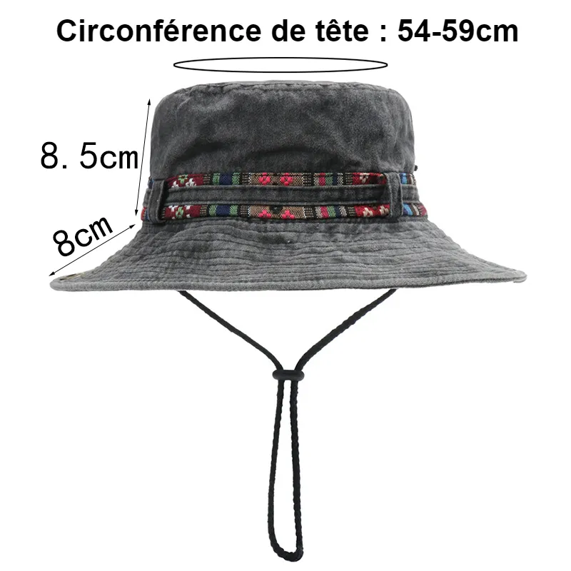 Bob Panama 100% coton bords clipsables – Image 4