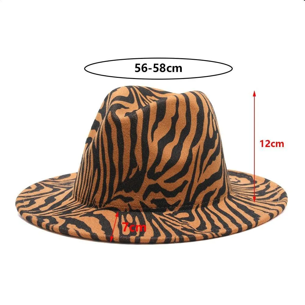 Chapeaux fedora zébré – Image 4