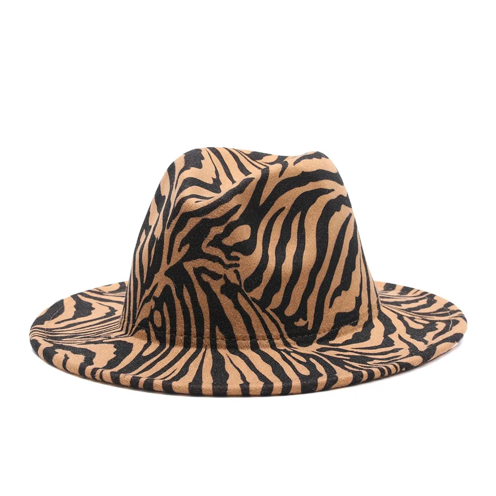 Chapeaux fedora zébré unisexe – Image 3