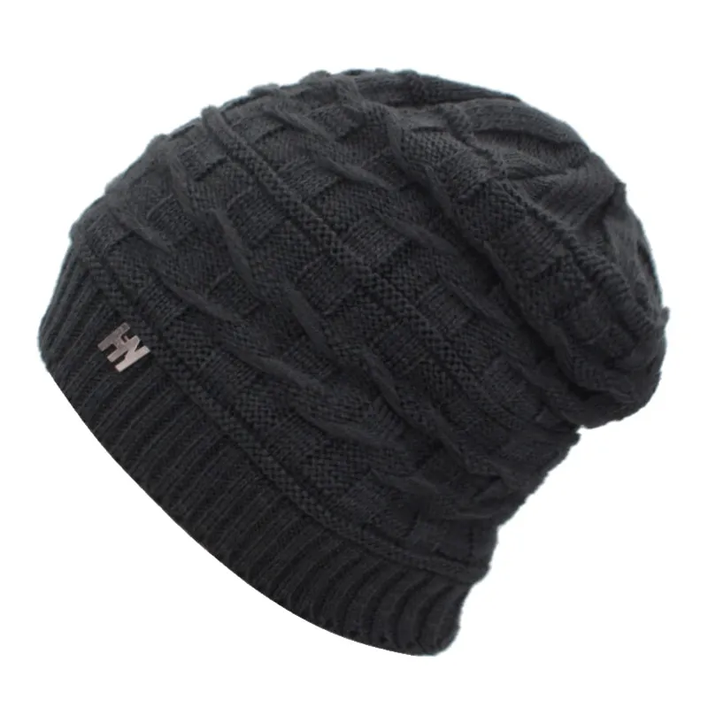 Bonnet tricoté skully HN pour homme – Image 2