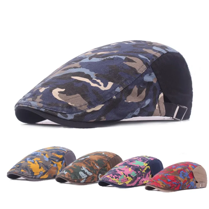 Casquette de golf camouflage en coton
