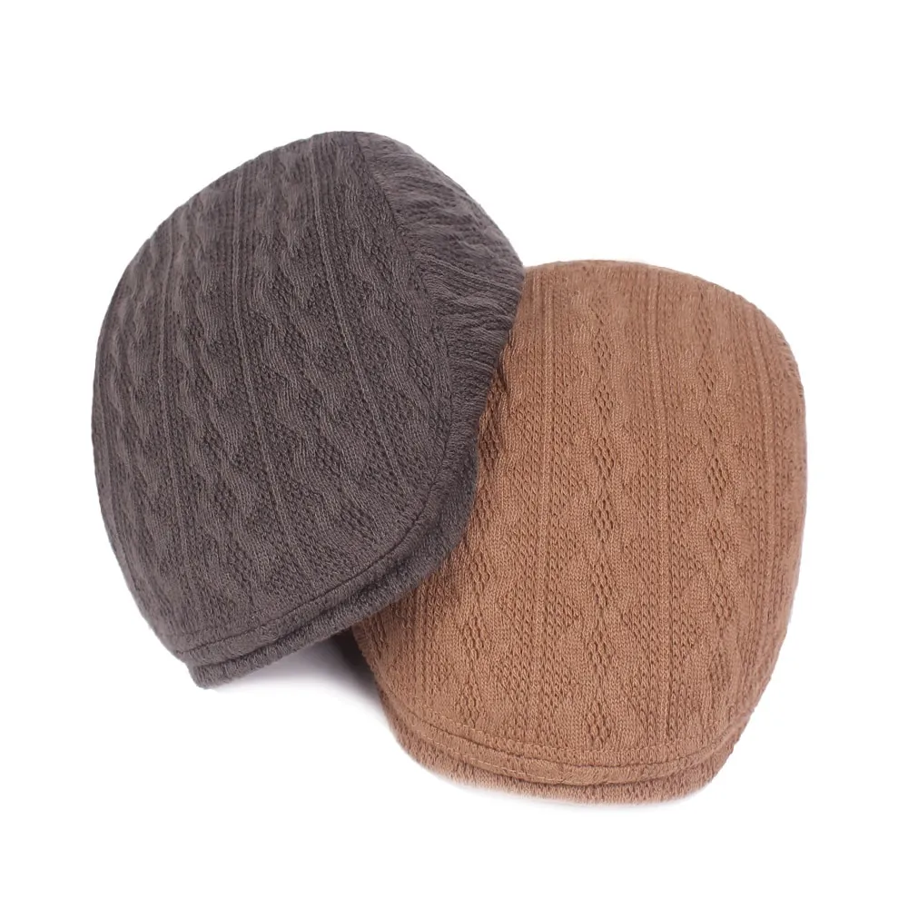 Casquette plate tricotée et doublée – Image 6