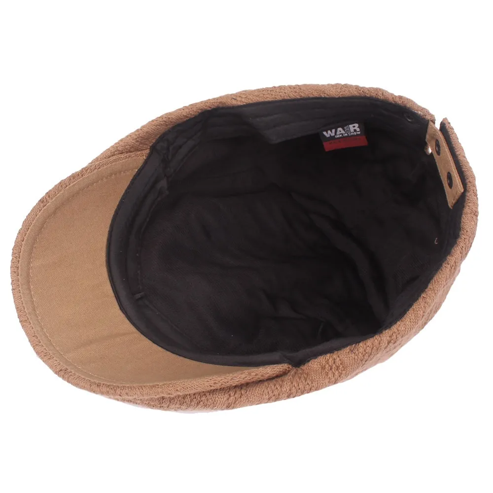 Casquette plate tricotée et doublée – Image 3