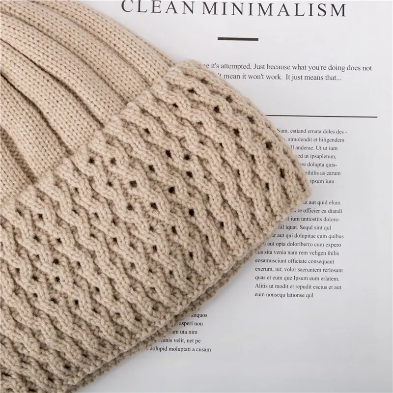 Bonnet tricoté à pompon fourrure femme – Image 4