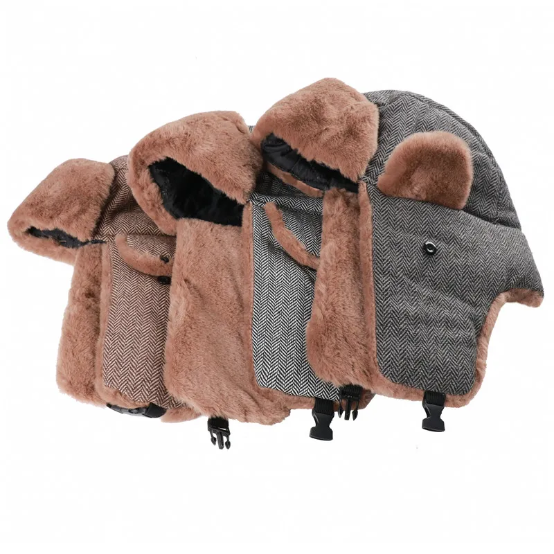 Chapka rayures zigzag doublure thermique – Image 5