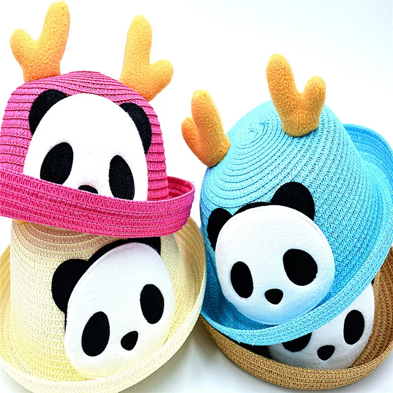 Chapeau de paille animal mignon pour enfant – Image 6