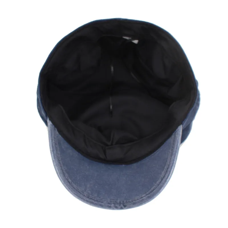 Casquette octogonale en coton délavé – Image 4