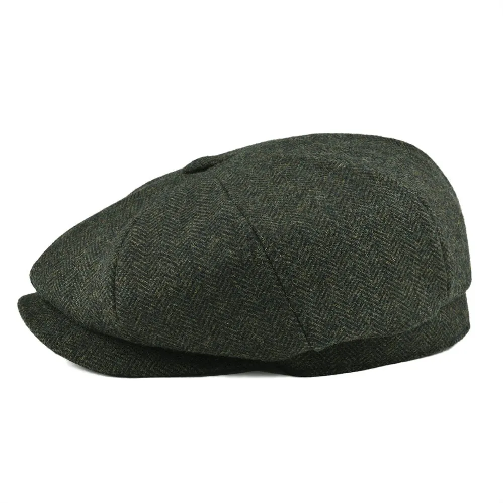 Casquette Gavroche en tweed de laine Botvela – Image 2