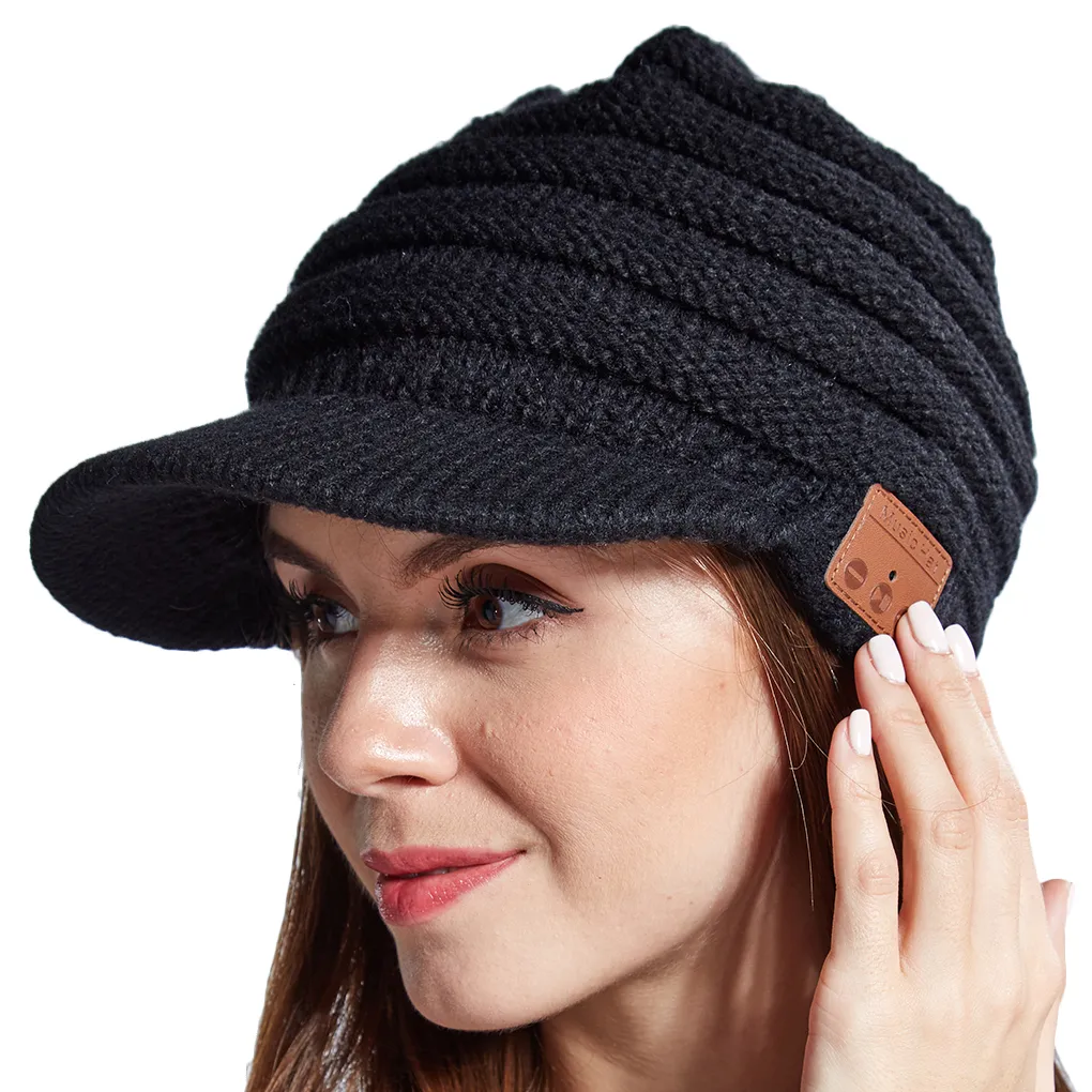 Bonnet d’hiver connecté sans fil Bluetooth