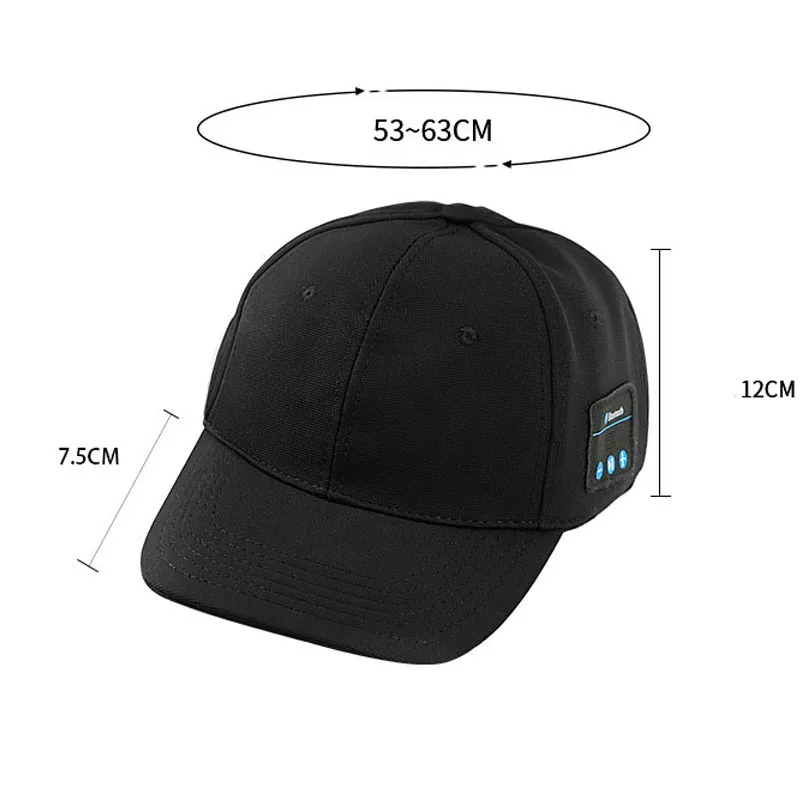 Casquette connectée Bluetooth + LED – Image 3
