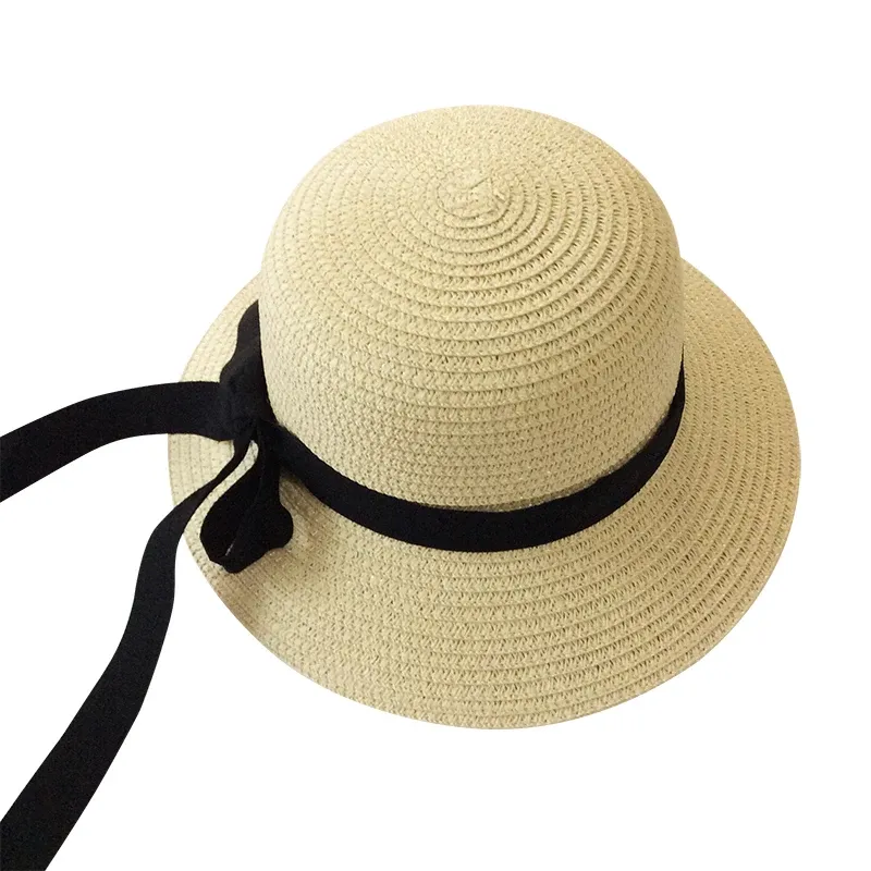 Chapeau de paille enfant fille 2-5ans classique – Image 4