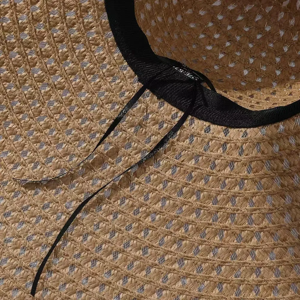 Chapeau de plage soleil femme bord xxl – Image 4