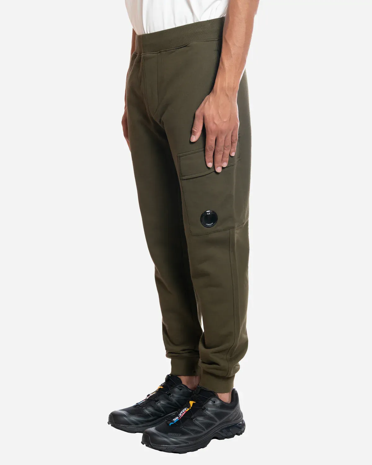 Diagonal Raised Fleece Cargo Sweatpants – Image 8
