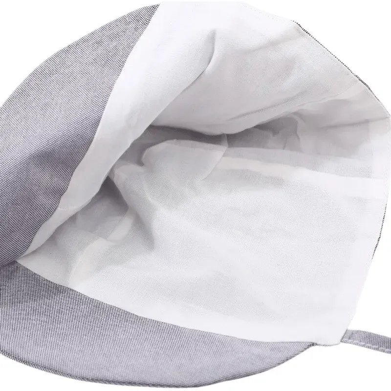 Chapeau bébé uni gris – Image 2