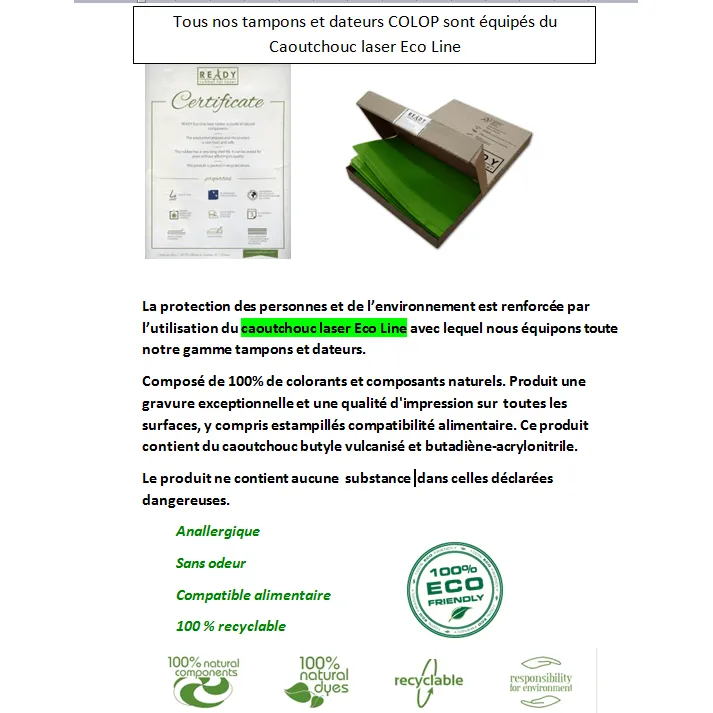 Empreinte caoutchouc Printer à personnaliser – Image 2