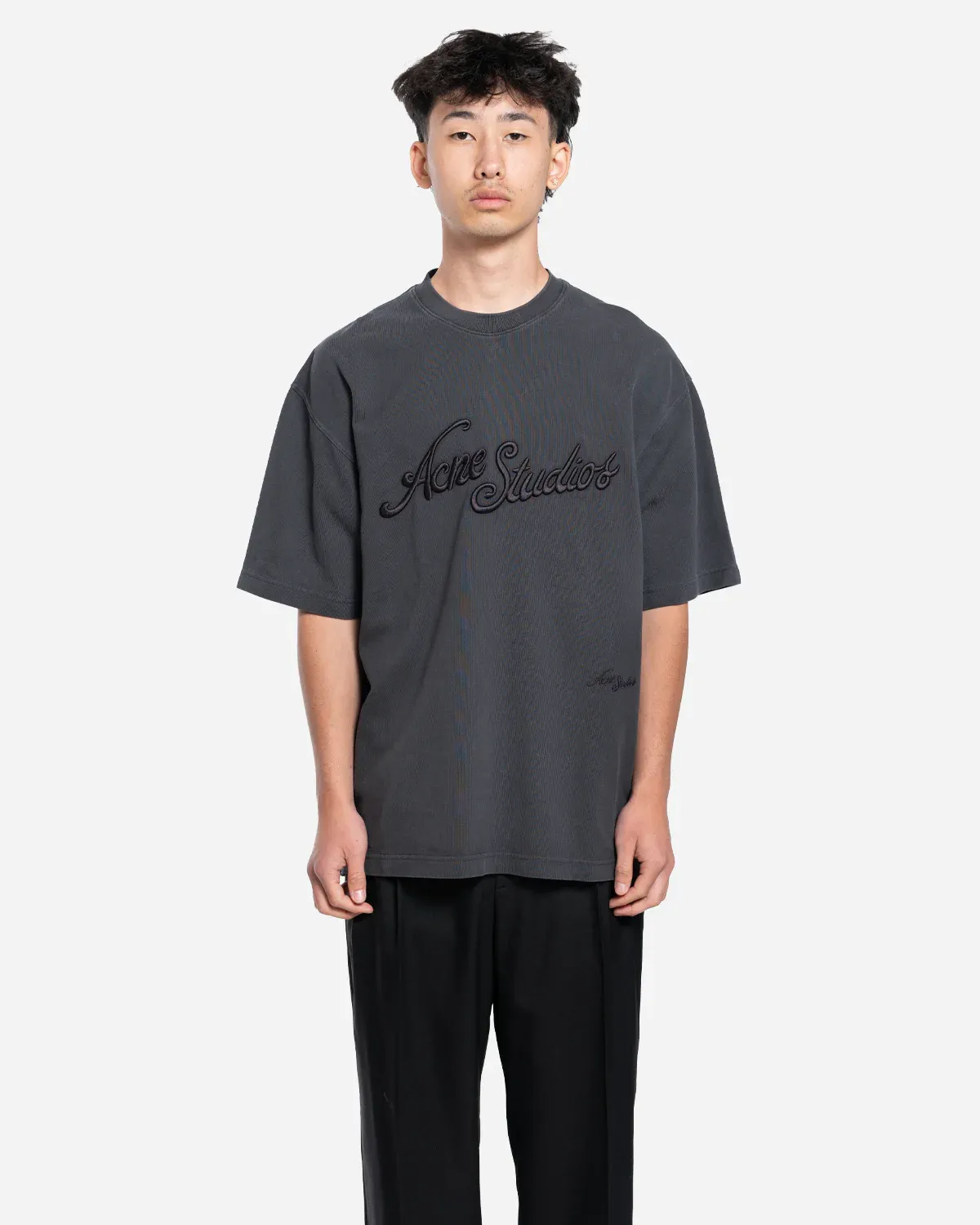 T-Shirt à Logo Brodé 3D