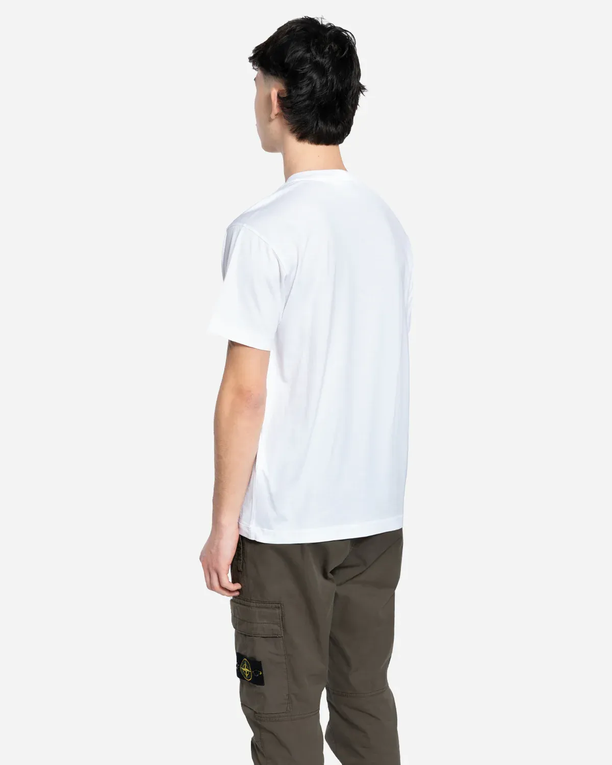 T-Shirt à Écusson Blanc – Image 4