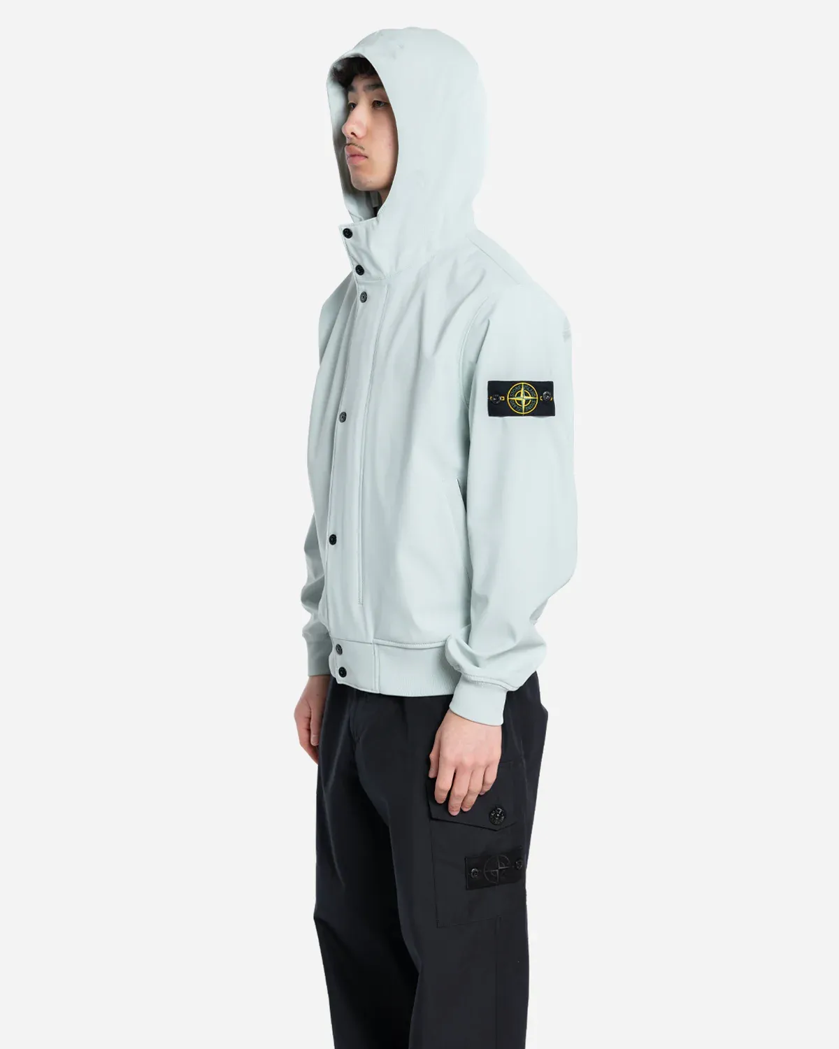 Bomber à Capuche Bleu