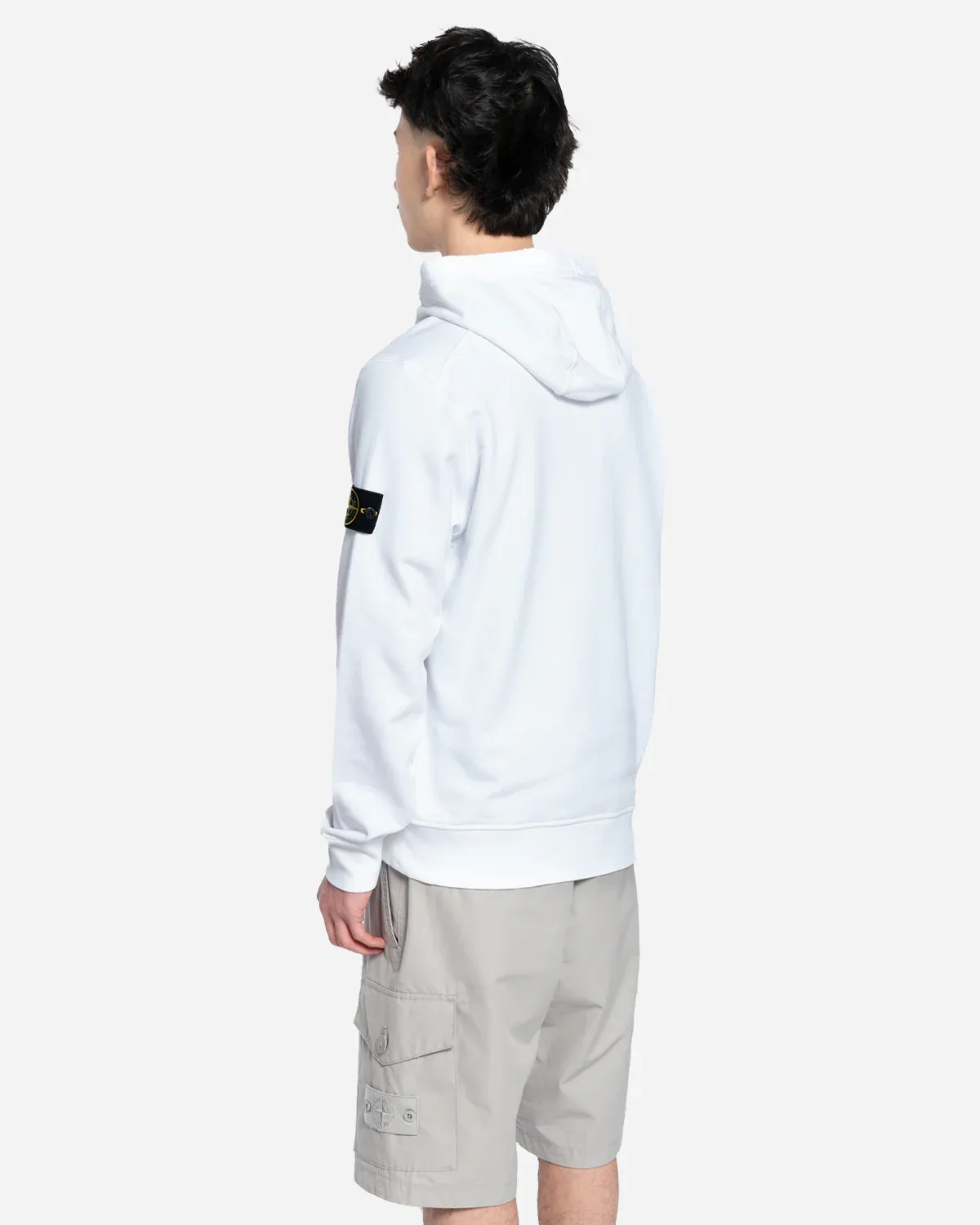 Sweatshirt à Capuche Blanc – Image 4