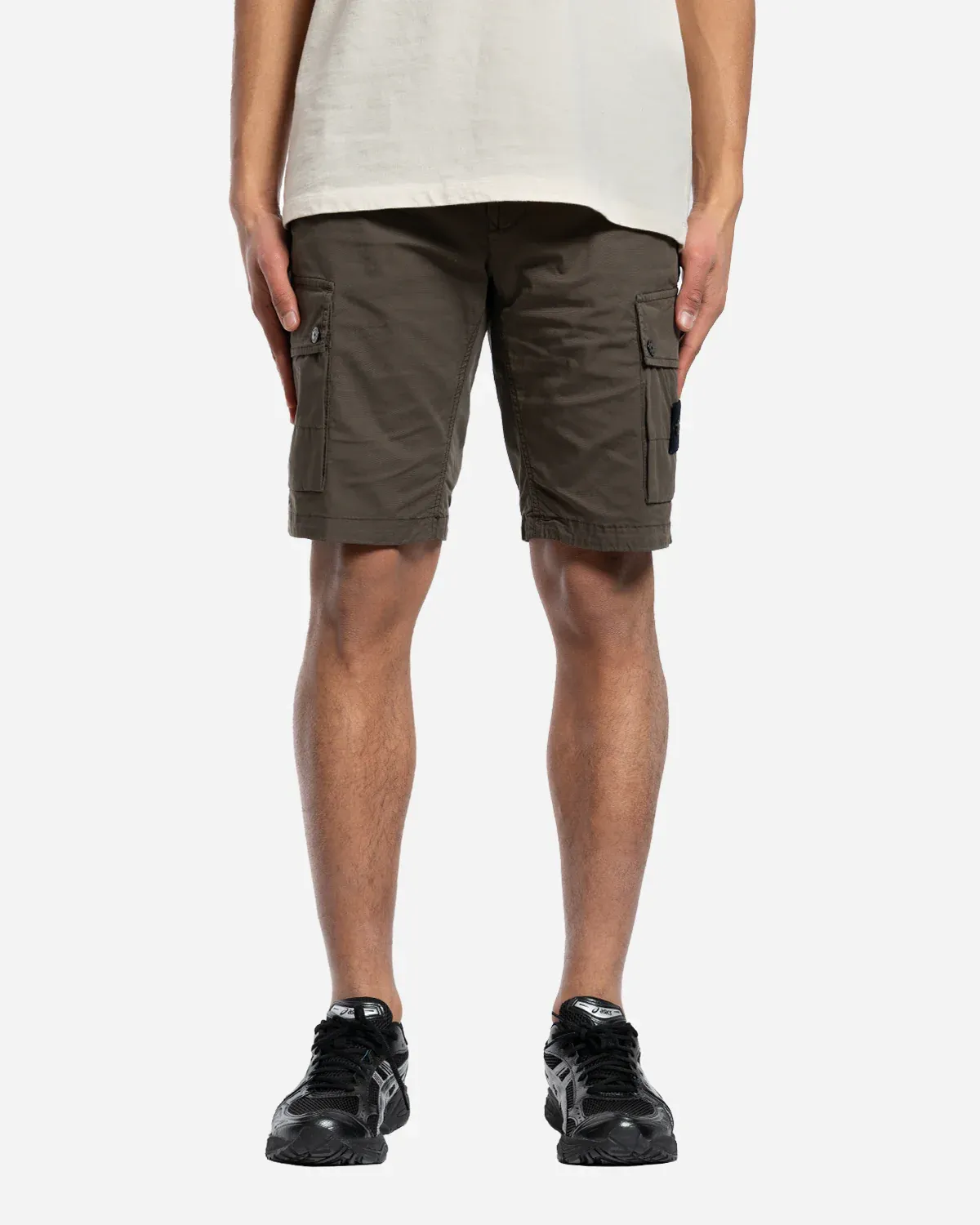 Bermuda à Poches Cargo Kaki – Image 2