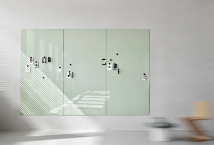 Tableau Lintex en verre vertical L120 x H200 – OCCASION