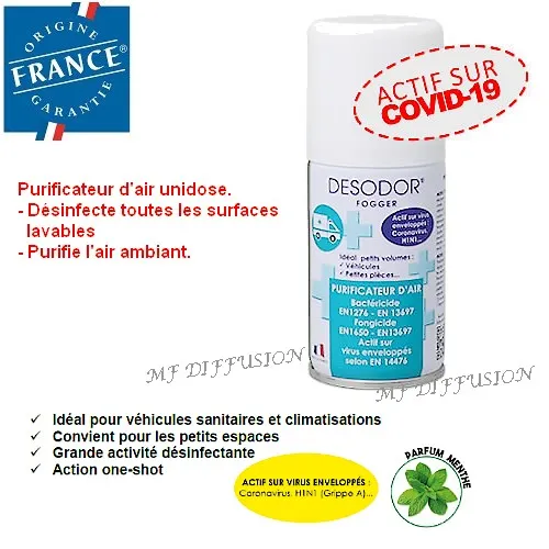 Purificateur d’air et surface