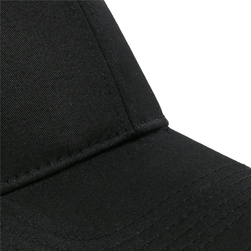 Casquette noire avec écriture blanche brodée – Image 5