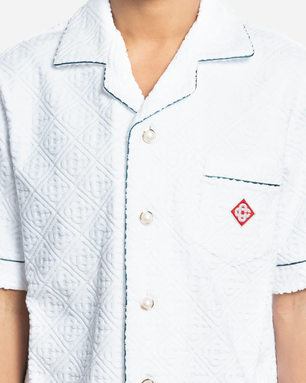 Chemise en Tissu Éponge avec Monogramme – Image 2