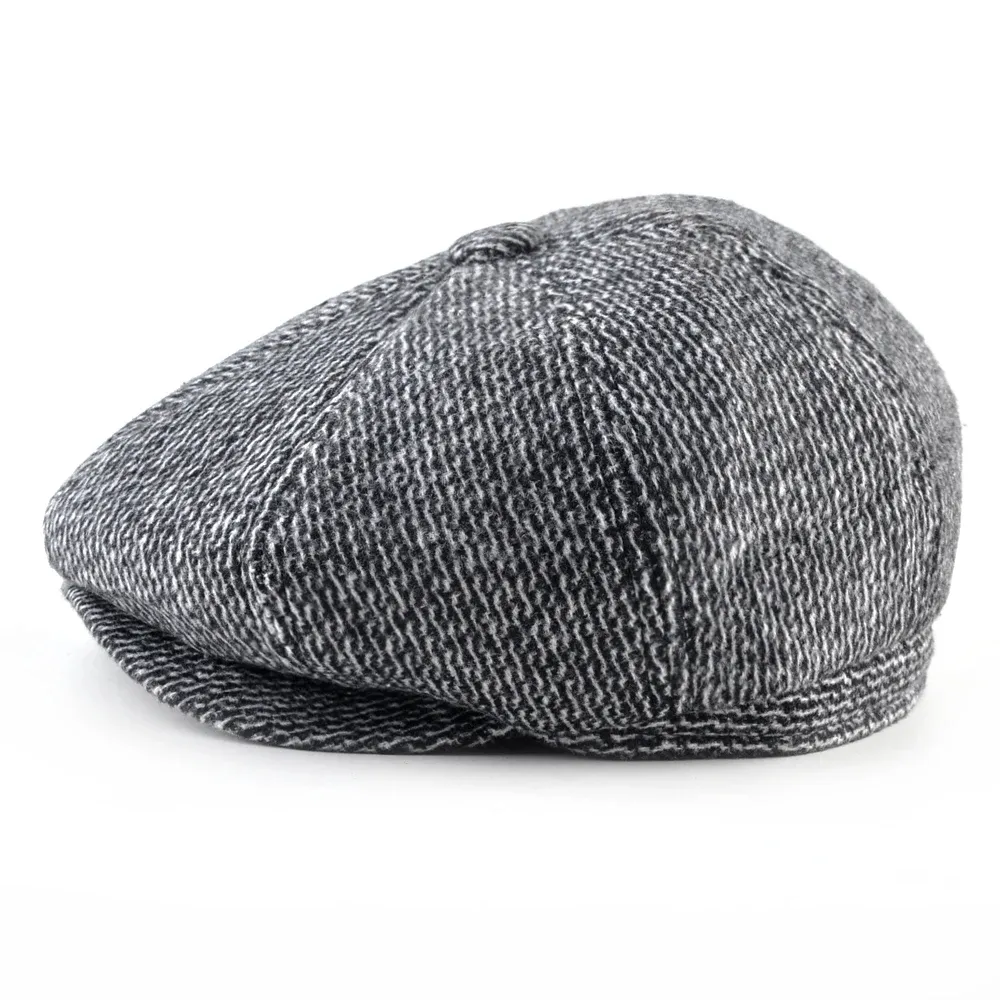 Casquette Gavroche Femme Octogonale Style Rétro – Image 3