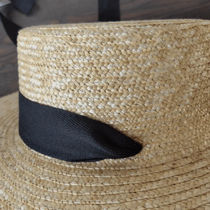 Chapeau de Paille Élégant et Rétro – Image 7