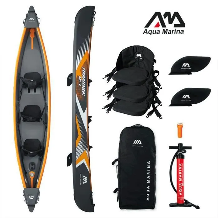 Kayak gonflable TOMAHAWK 478 Aquamarina 2+1 Places