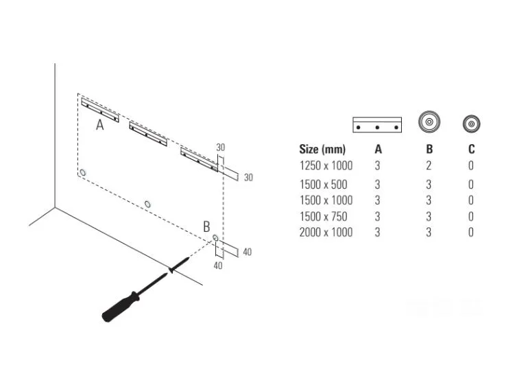 Tableau Lintex en verre vertical L120 x H200 – OCCASION – Image 2